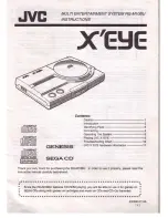 Предварительный просмотр 1 страницы JVC X'EYE Instructions Manual
