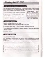 Предварительный просмотр 8 страницы JVC X'EYE Instructions Manual