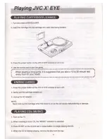 Предварительный просмотр 10 страницы JVC X'EYE Instructions Manual