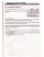 Предварительный просмотр 16 страницы JVC X'EYE Instructions Manual