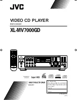 JVC XL-MV7000GD Instructions Manual preview