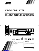 Preview for 1 page of JVC XL-MV757TN Instructions Manual