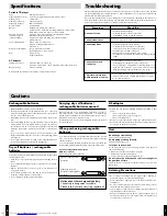 Preview for 44 page of JVC XL-PM20SL Operating Instructions Manual