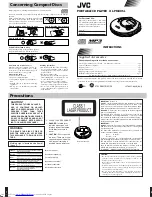 Preview for 1 page of JVC XL-PM30SL Instructions Manual