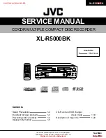 JVC XL-R5000BK Service Manual предпросмотр