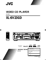 JVC XL-SV23GD Instructions Manual preview