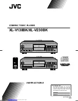 Предварительный просмотр 1 страницы JVC XL-V130BK Instructions Manual