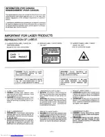 Preview for 3 page of JVC XL-Z431BK Instructions Manual