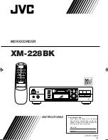 JVC XM-228BK Instructions Manual preview