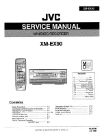 JVC XM-EX90 Service Manual предпросмотр