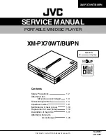 JVC XM-PX70BU Service Manual preview
