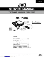 JVC XM-R700SL Service Manual preview