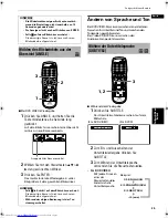 Предварительный просмотр 39 страницы JVC XV-C3SL (German) Bedienungsanleitung