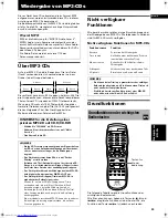 Preview for 39 page of JVC XV-E111SL (German) Bedienungsanleitung