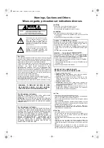 Preview for 2 page of JVC XV-FA900BK Instructions Manual