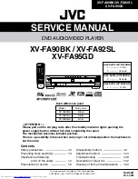 Preview for 1 page of JVC XV-FA90BK Service Manual