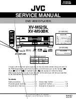 JVC XV-M50BK Service Manual preview