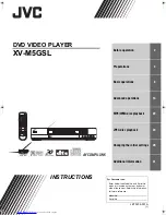 Предварительный просмотр 1 страницы JVC XV-M5GSL Instructions Manual