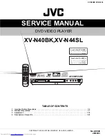 JVC XV-N40BK Service Manual preview