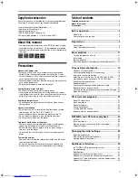 Preview for 3 page of JVC XV-N510B Instructions Manual