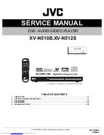 Preview for 1 page of JVC XV-N510B Service Manual