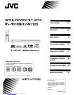 Preview for 1 page of JVC XV-N512N Instruction Manual