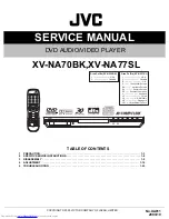 Preview for 1 page of JVC XV-NA70BK Service Manual