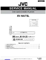 Preview for 1 page of JVC XV-NA7SL Service Manual