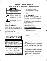 Preview for 2 page of JVC XV-NP1SL Instructions Manual