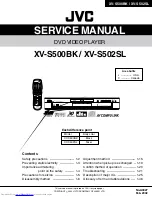 JVC XV-S500BK Service Manual preview