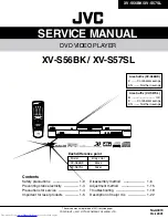 JVC XV-S56BK Service Manual preview