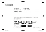 JVCKENWOOD Kenwood DDX7016BT Instruction Manual preview