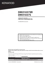 JVCKENWOOD KENWOOD DMX1037S Instruction Manual preview