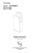 JVD 811905 Original Instructions Manual preview