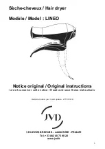 Предварительный просмотр 1 страницы JVD 8221329 Original Instructions Manual