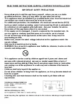 Preview for 3 page of JVD OURAGAN AUTOMATIQUE Original Instructions