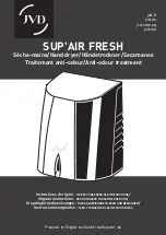 Preview for 1 page of JVD SUP'AIR FRESH 8112159 Original Instructions Manual