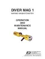 Предварительный просмотр 2 страницы JW Fishers DIVER MAG 1 Operation And Maintenance Manual