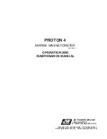 JW Fishers PROTON 4 Operation And Maintenance Manual preview