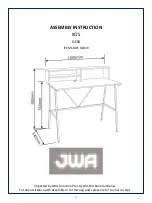 JWA 68439 Assembly Instruction Manual preview