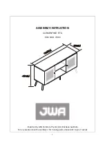 Предварительный просмотр 1 страницы JWA 70190 Assembly Instruction Manual