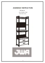 JWA 70823 Assembly Instruction Manual preview