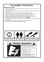 Предварительный просмотр 2 страницы JWA 73680 Assembly Instruction Manual