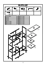 Предварительный просмотр 4 страницы JWA 73680 Assembly Instruction Manual