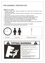 Предварительный просмотр 2 страницы JWA ADVANCE 75106 Assembly Instruction Manual