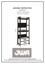 Предварительный просмотр 1 страницы JWA ADVANCE 75108 Assembly Instruction Manual