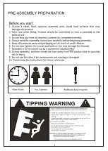 Preview for 2 page of JWA ADVANCE 75108 Assembly Instruction Manual