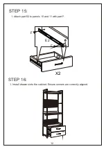 Preview for 12 page of JWA ADVANCE 75108 Assembly Instruction Manual