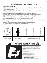 Предварительный просмотр 2 страницы JWA AGEN 69662 Assembly Instruction Manual