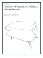 Preview for 5 page of JWA Aigle 70915 Assembly Instruction Manual